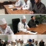 В актовом зале Урус-Мартановской ЦРБ проходит встреча руководства больницы и сотрудника исламской медицинской клиники Межидова Ю. с работниками ЦРБ - Урус-Мартановская ЦРБ